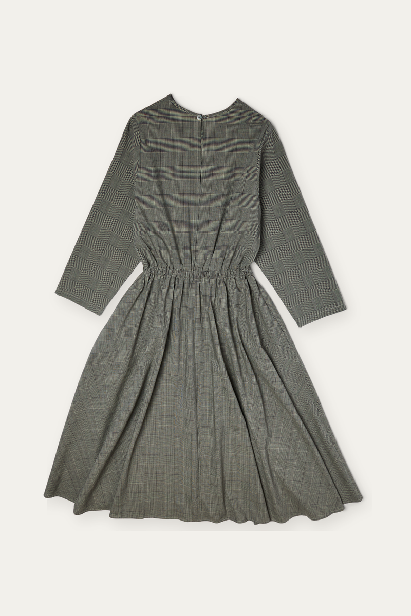 Freja Dress, Black Check