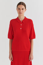 High Twist Polo, Red