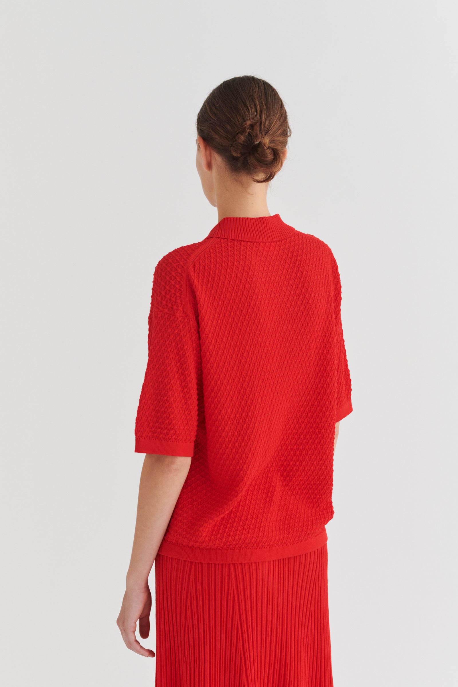 High Twist Polo, Red