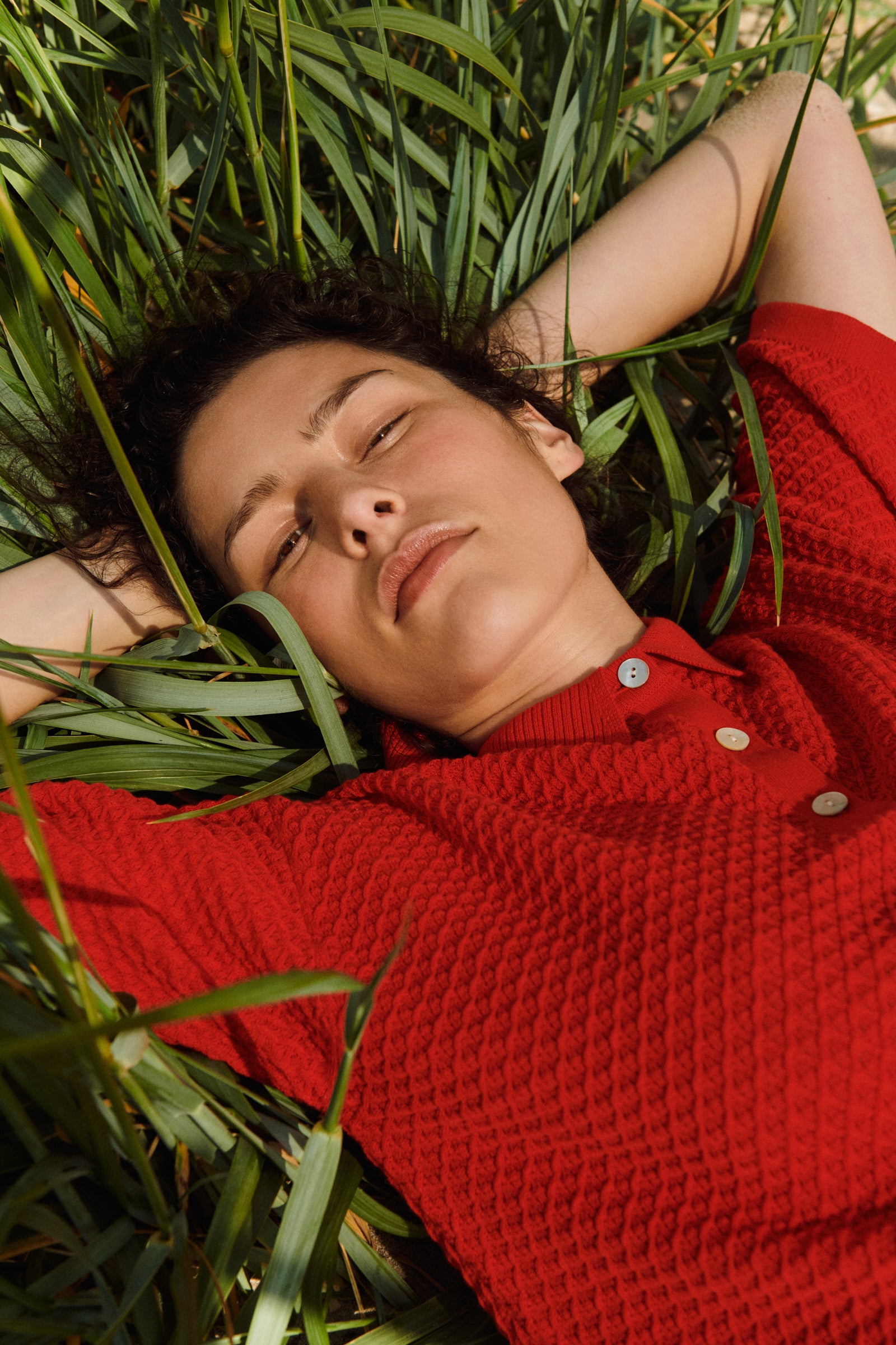 High Twist Polo, Red