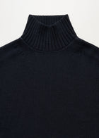 Farah sweater highland wool Black Navy