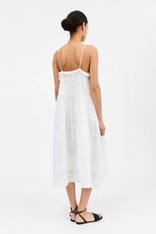 Fiore Strap Dress, Black