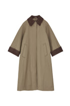 Gaby Coat, Taupe Brown