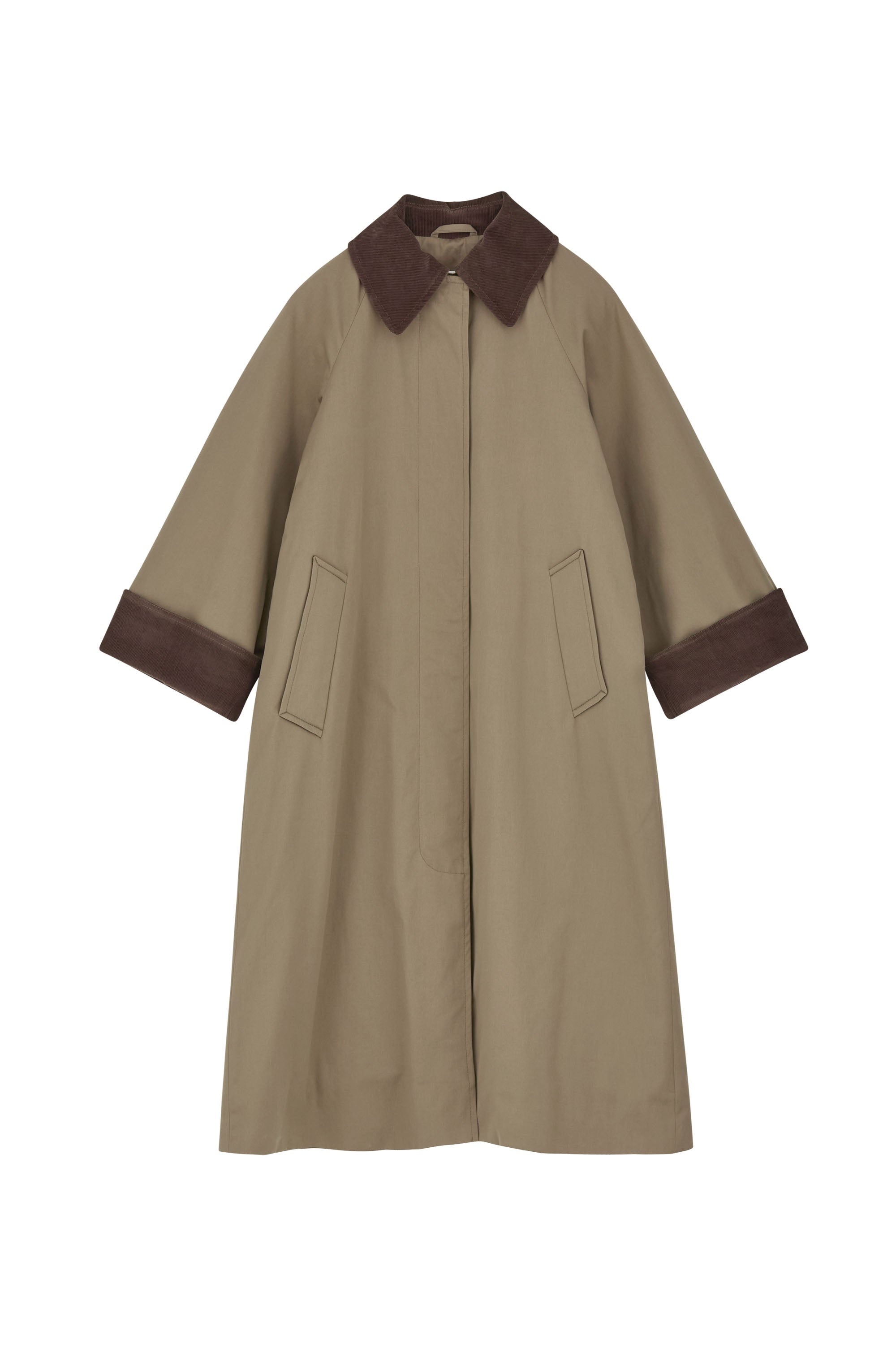 Gaby Coat, Taupe Brown