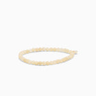 Gul Jade armbånd, 4mm