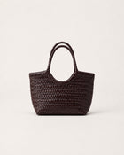 Håndflettede mini taske