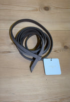 Lili belt double, Suede Elephant