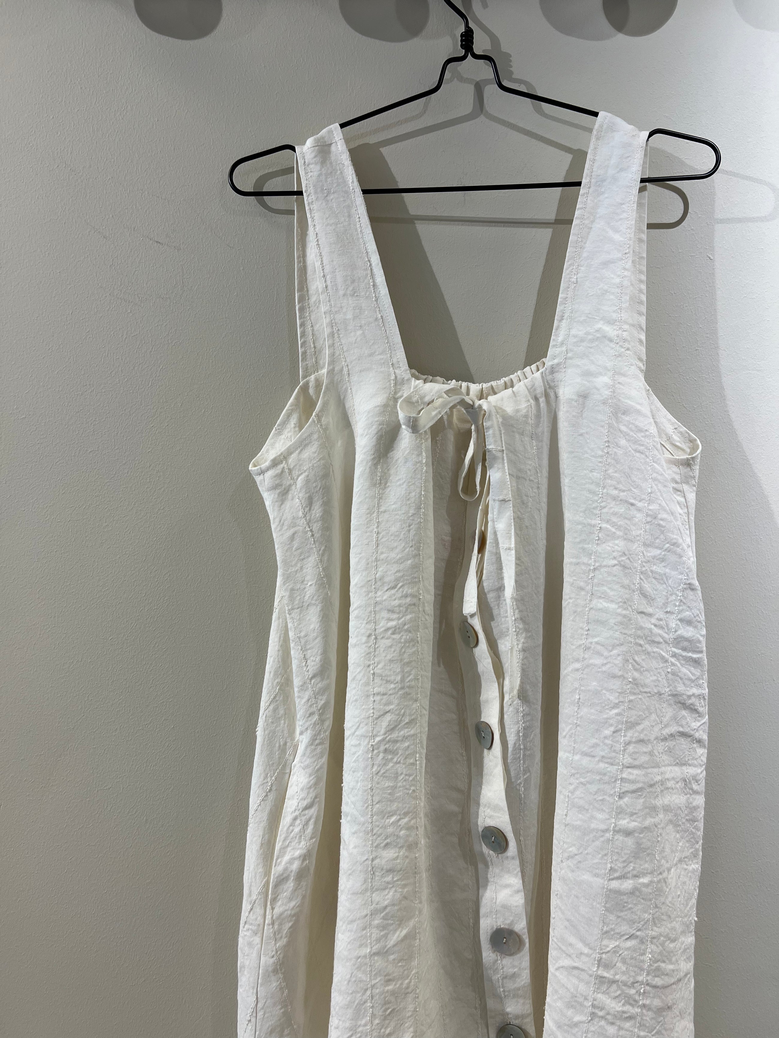 Hannah Strap Dress, White