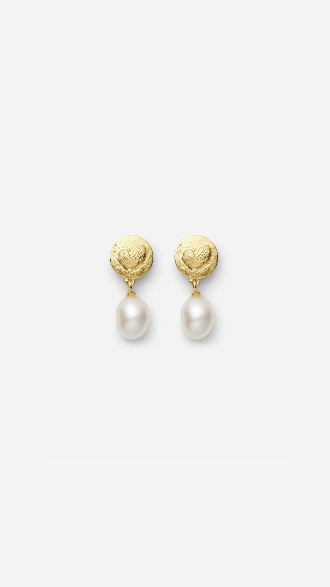 Icona Earrings, Forgyldt