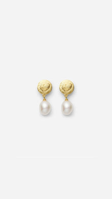 Icona Earrings, Forgyldt