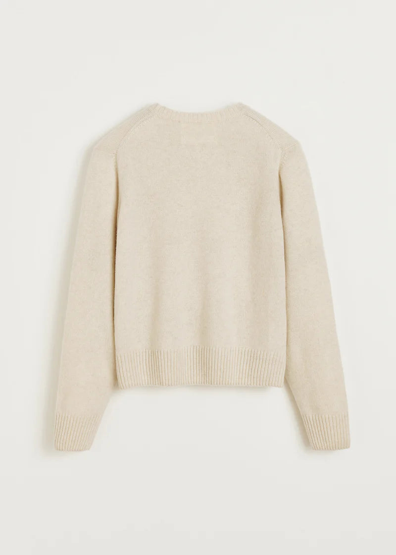 Inga Sweater, Pure Ecru