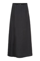 Jose long skirt, Black Washed
