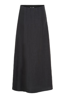 Jose long skirt, Black Washed