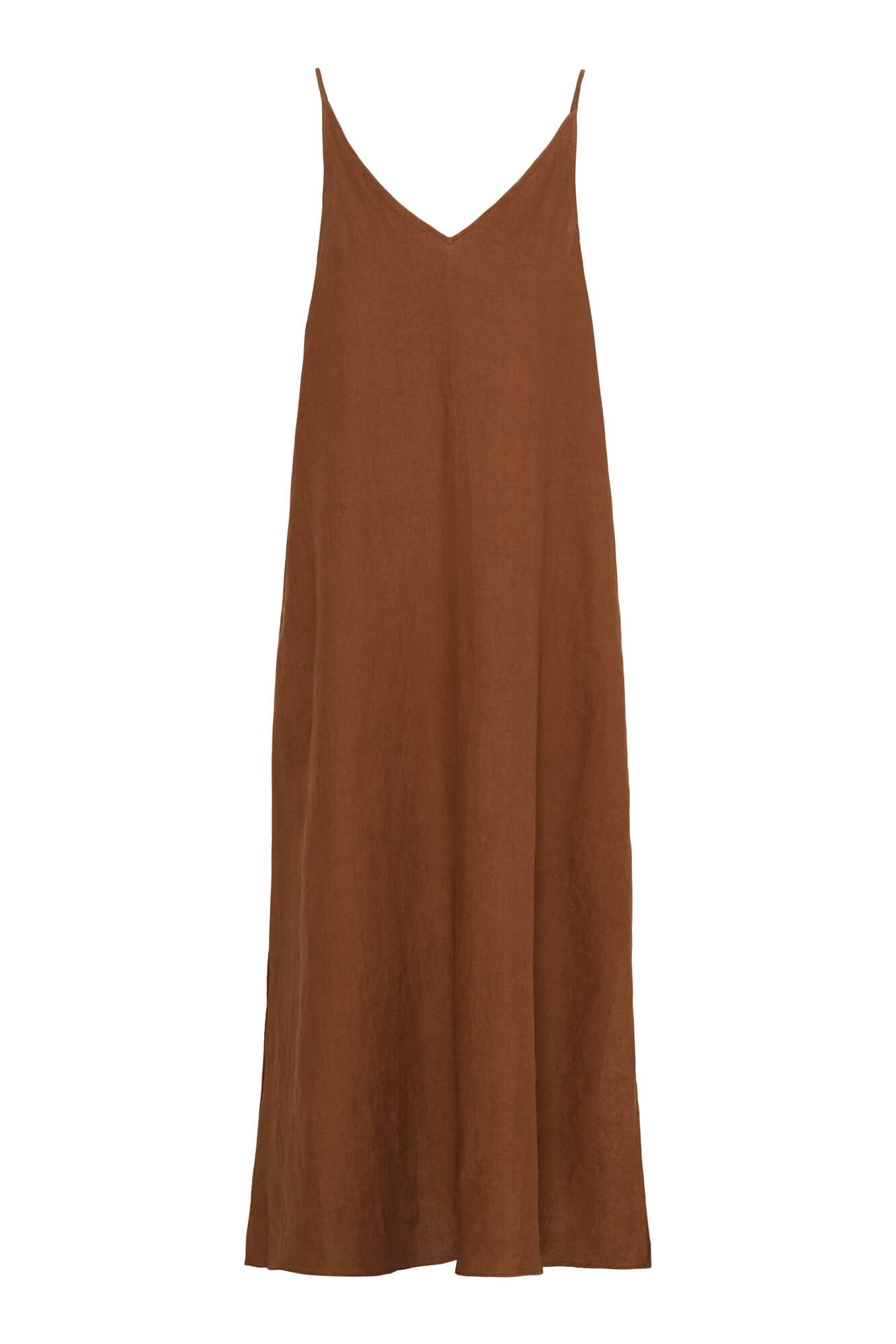 Jose SL Long Dress, Cambridge Brown