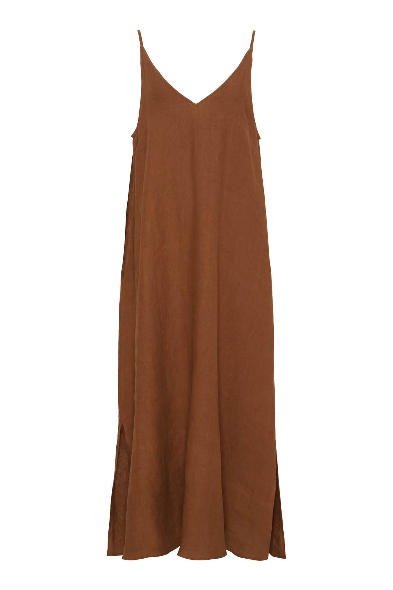 Jose SL Long Dress, Cambridge Brown