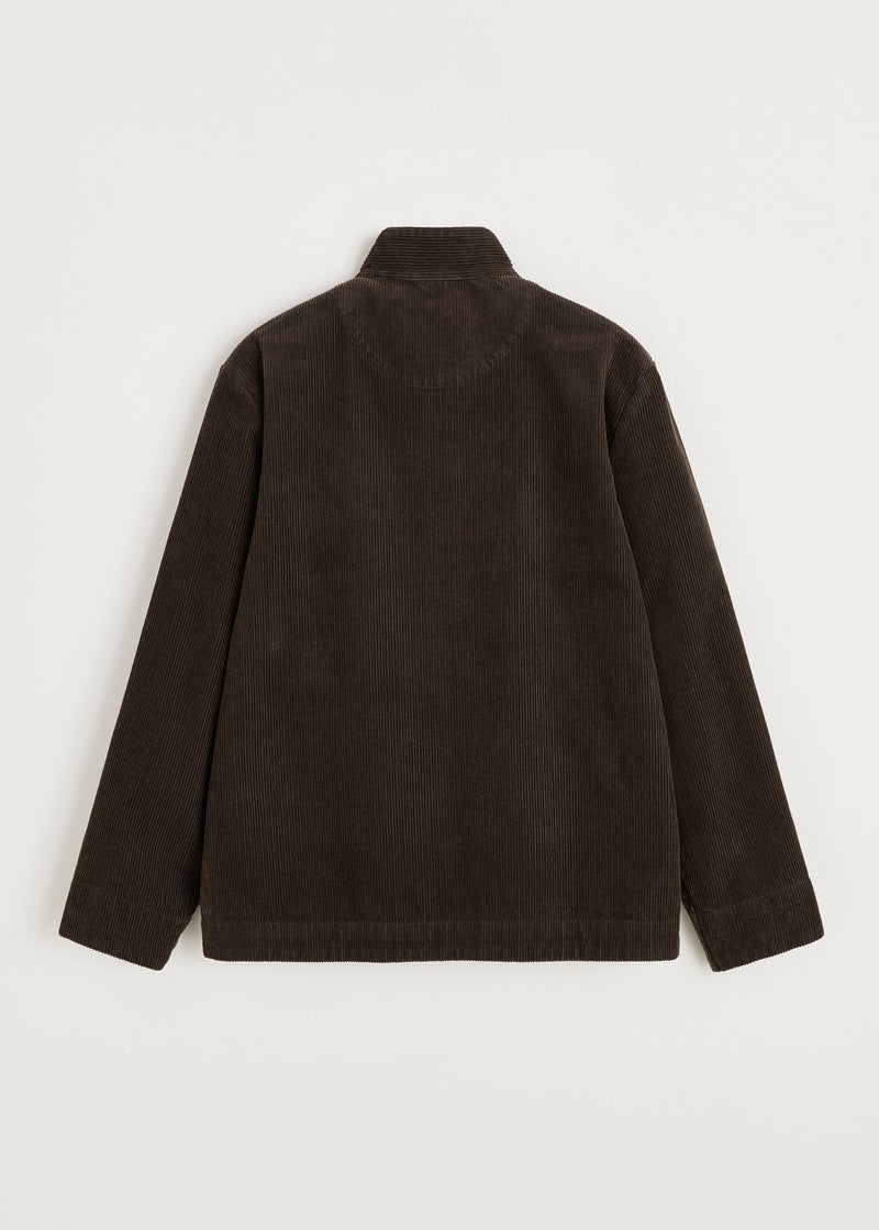 Jacy Jacket Corduroy Smokey Brown detalje
