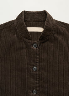 Jacy Jacket Corduroy Smokey Brown detalje