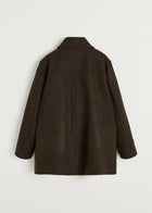 Jamie jacket loden – wool, Pure Dark Brown
