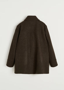 Jamie jacket loden – wool, Pure Dark Brown