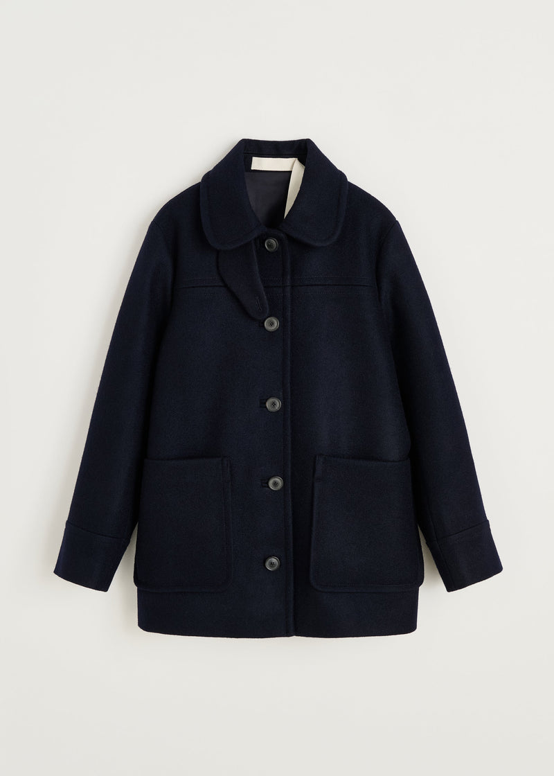 Jamie Jacket Loden i Navy – produktbillede