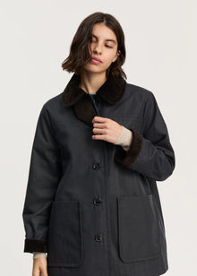Jamie Jacket Ripstop Oilskin, Antracite