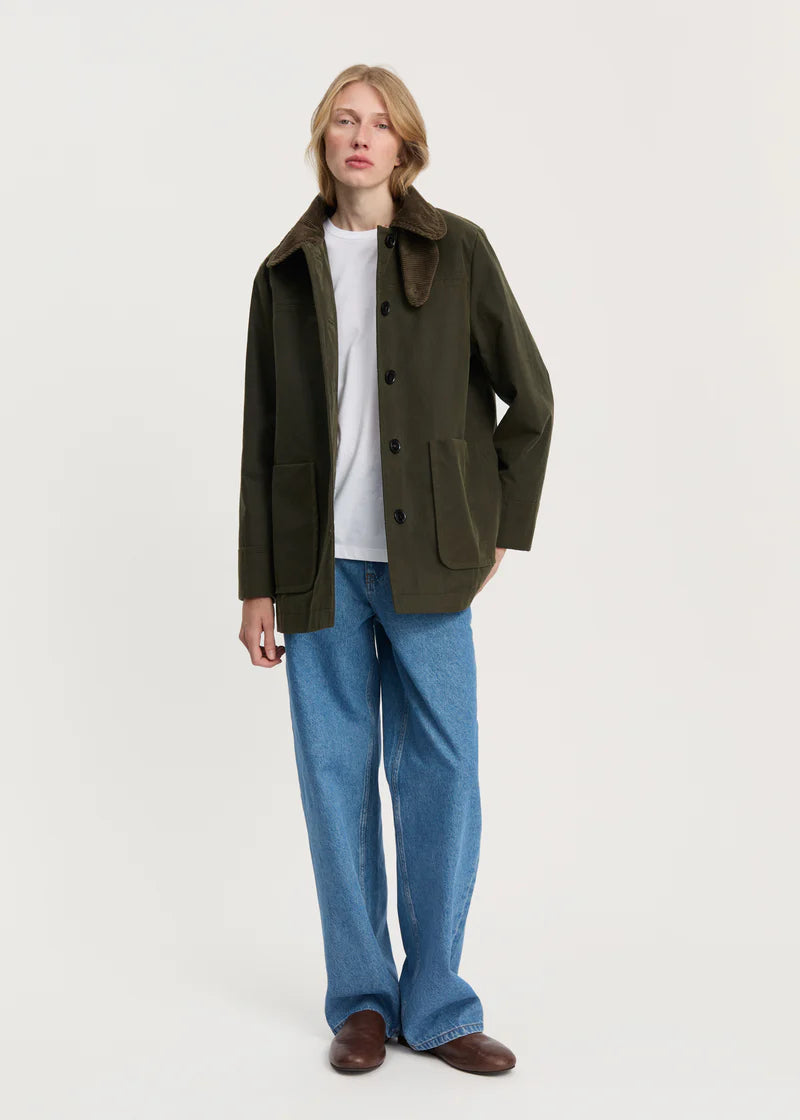 Jamie Jacket Ripstop Oilskin, Archive Olive
