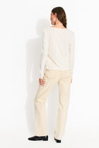 June Cardigan, Ecru