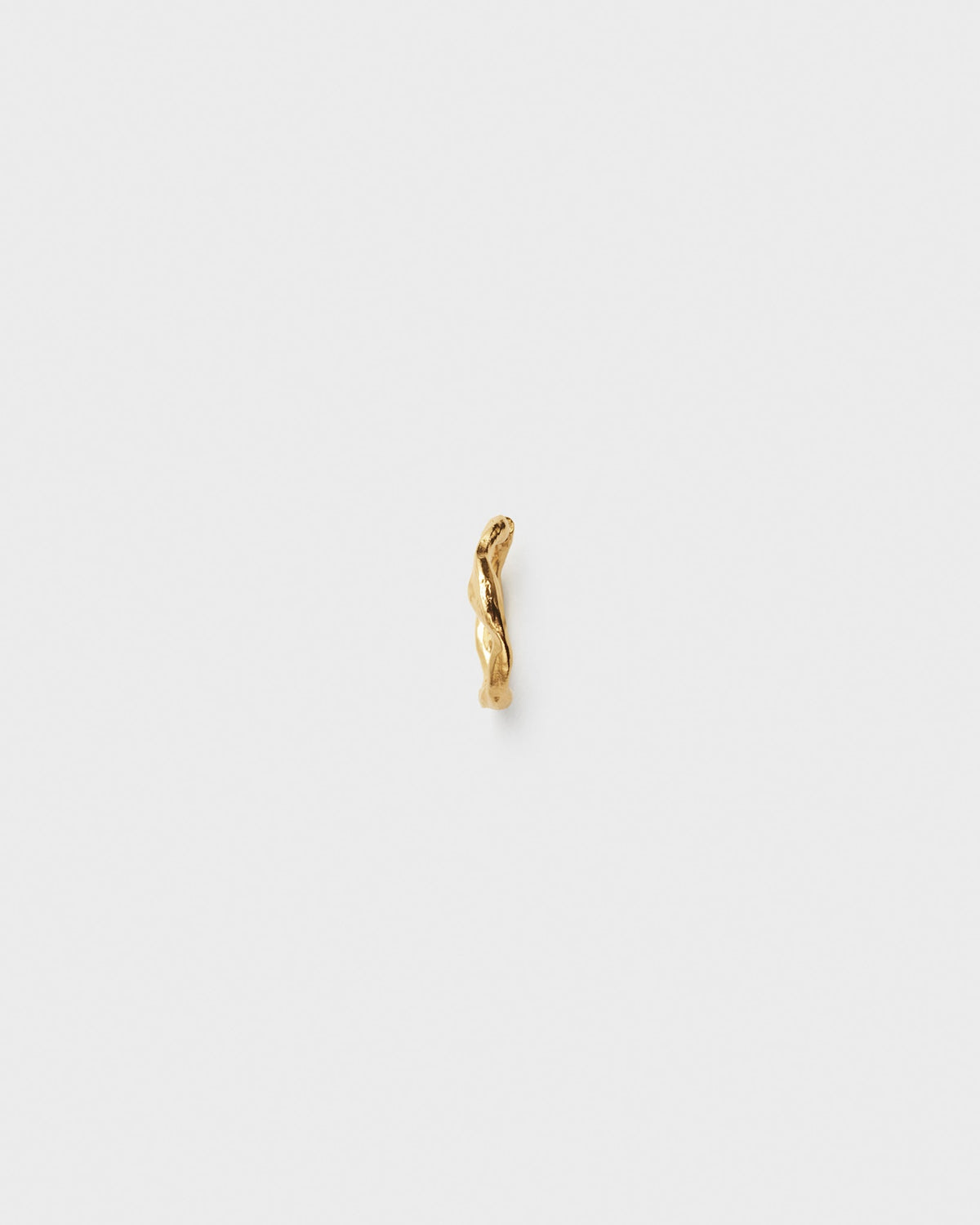 Nadja hoop forgyldt – produktbillede