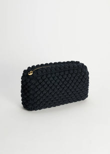 Linn Clutch, Black Navy