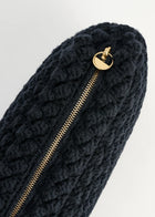 Linn Clutch, Black Navy