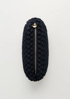 Linn Clutch, Black Navy