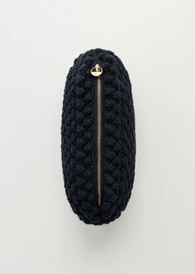 Linn Clutch, Black Navy