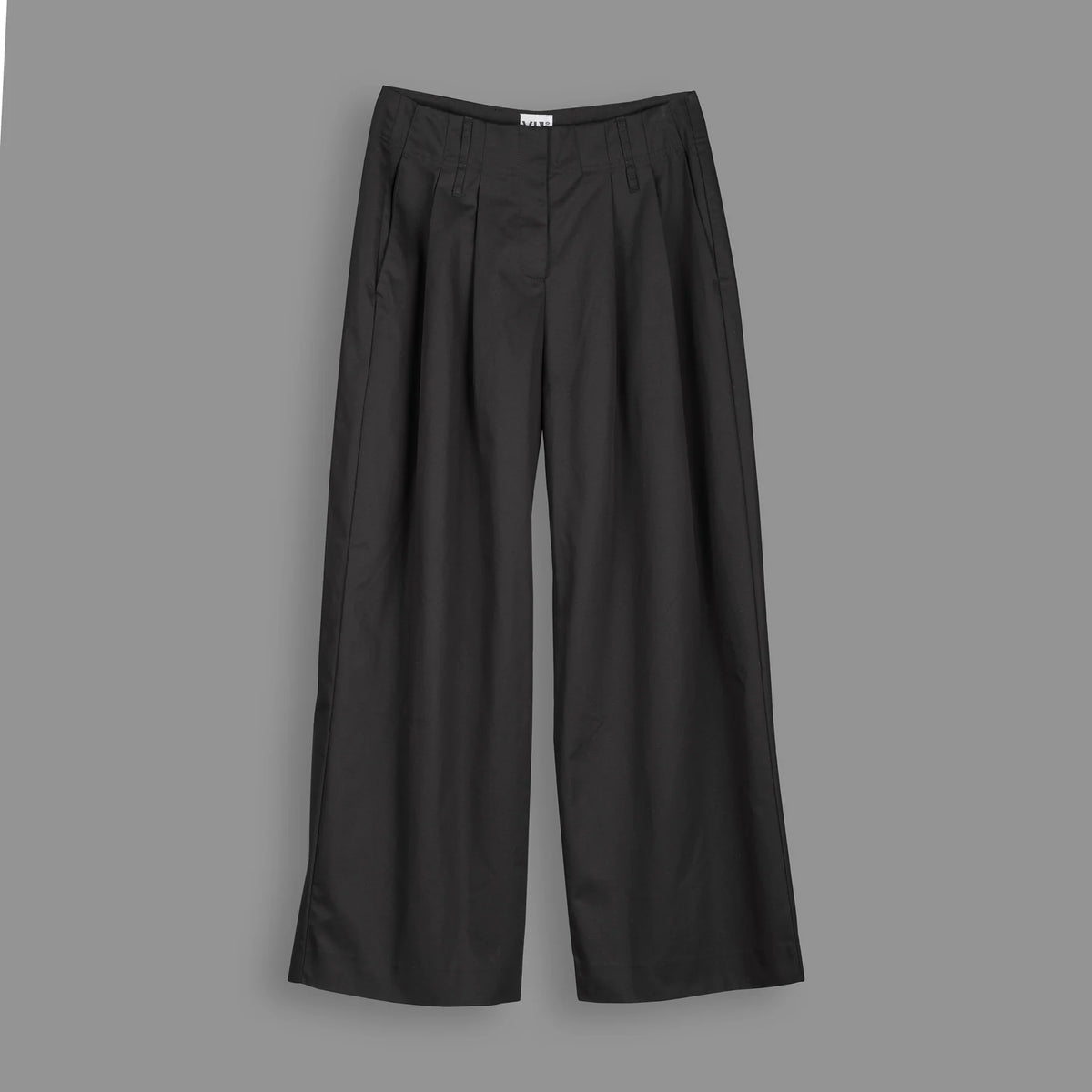 LouLou Cotton Pants, Black