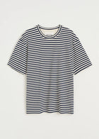 Lui Circular Striped Tee, Mix Night