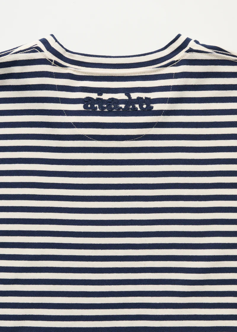 Lui Circular Striped Tee, Mix Night