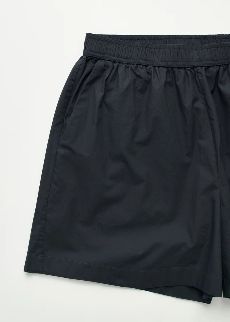 Lulu Poplin, Black Navy
