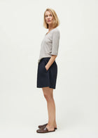 Lulu Poplin, Black Navy