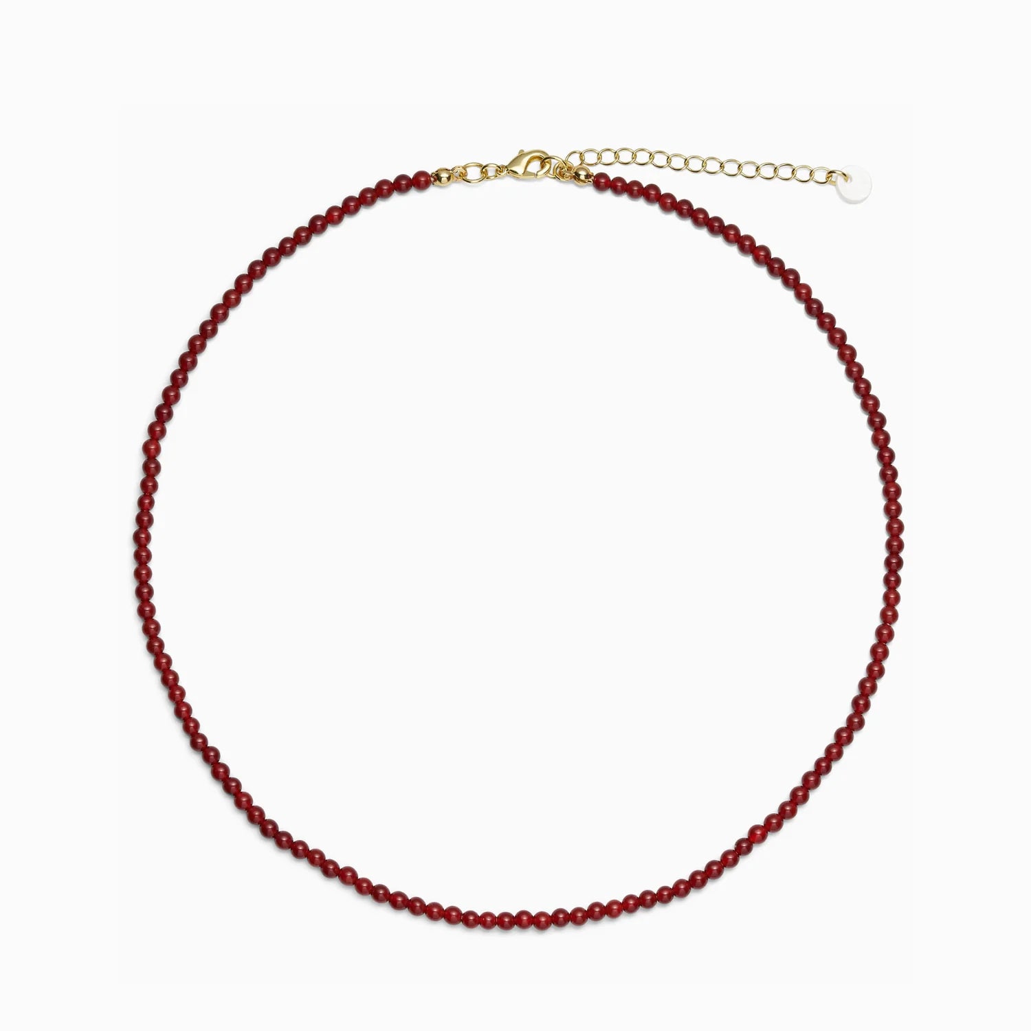 Luna Red Jade Halskæde