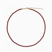 Luna Red Jade Halskæde