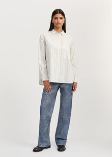 Lynette Shirt Champetra 3203, Mix French Blue
