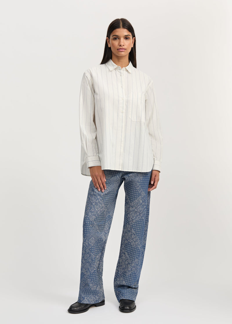Lynette Shirt Champetra 3203, Mix French Blue