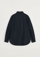 Lynette Shirt Dark Horn Black Navy detalje