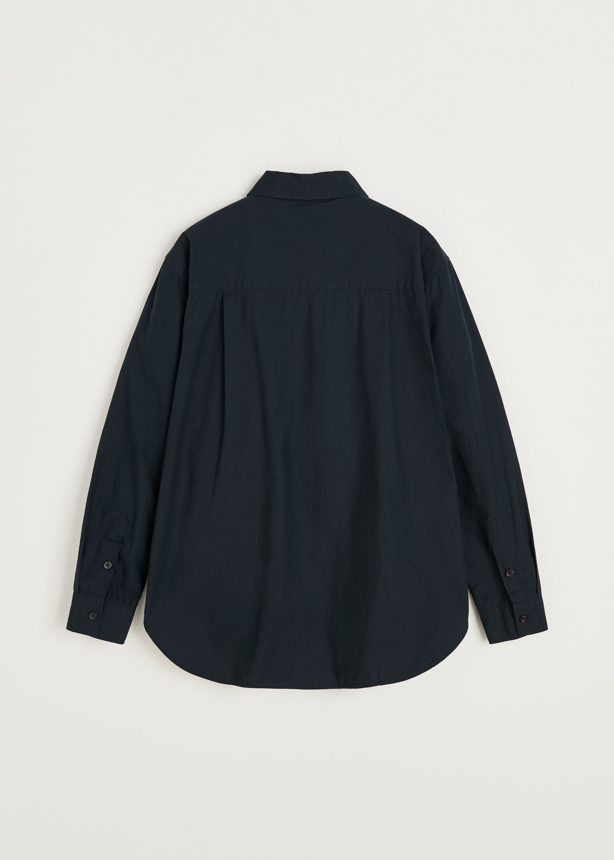 Lynette Shirt Dark Horn Black Navy detalje