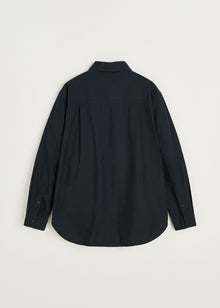Lynette Shirt Dark Horn Black Navy detalje