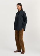 Lynette Shirt Dark Horn Black Navy