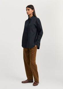 Lynette Shirt Dark Horn Black Navy