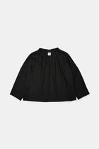 Magrethe LS Tie Top, Black