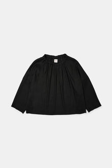 Magrethe LS Tie Top, Black