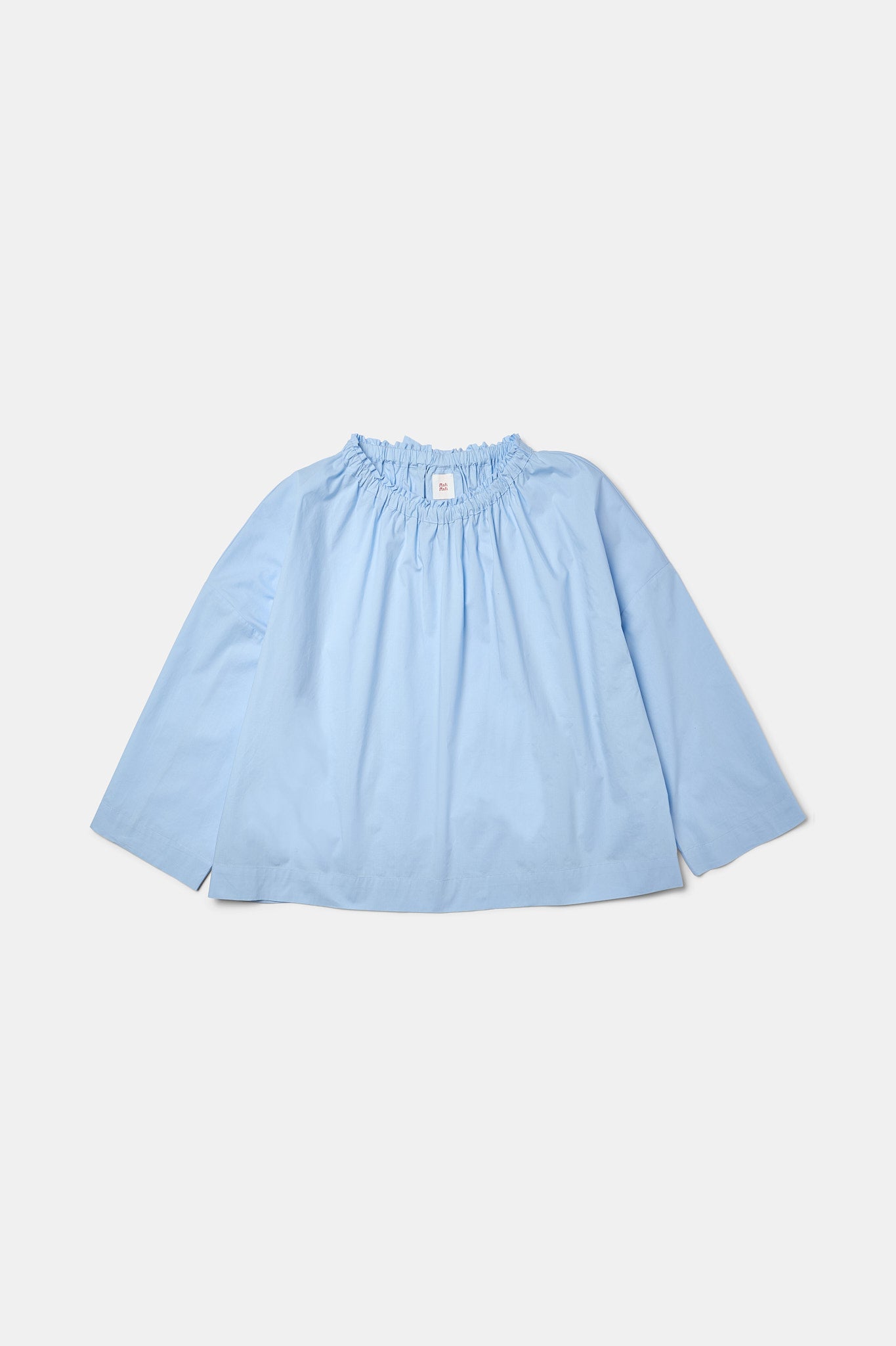 Magrethe LS Tie Top, Light Blue