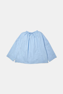 Magrethe LS Tie Top, Light Blue